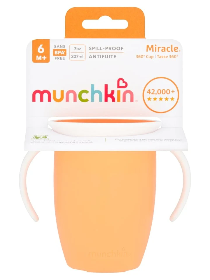 Munchkin Miracle 360° Cup Trainer Cup for 6m+ - 7oz 207ml (2 colors available) - Image 6